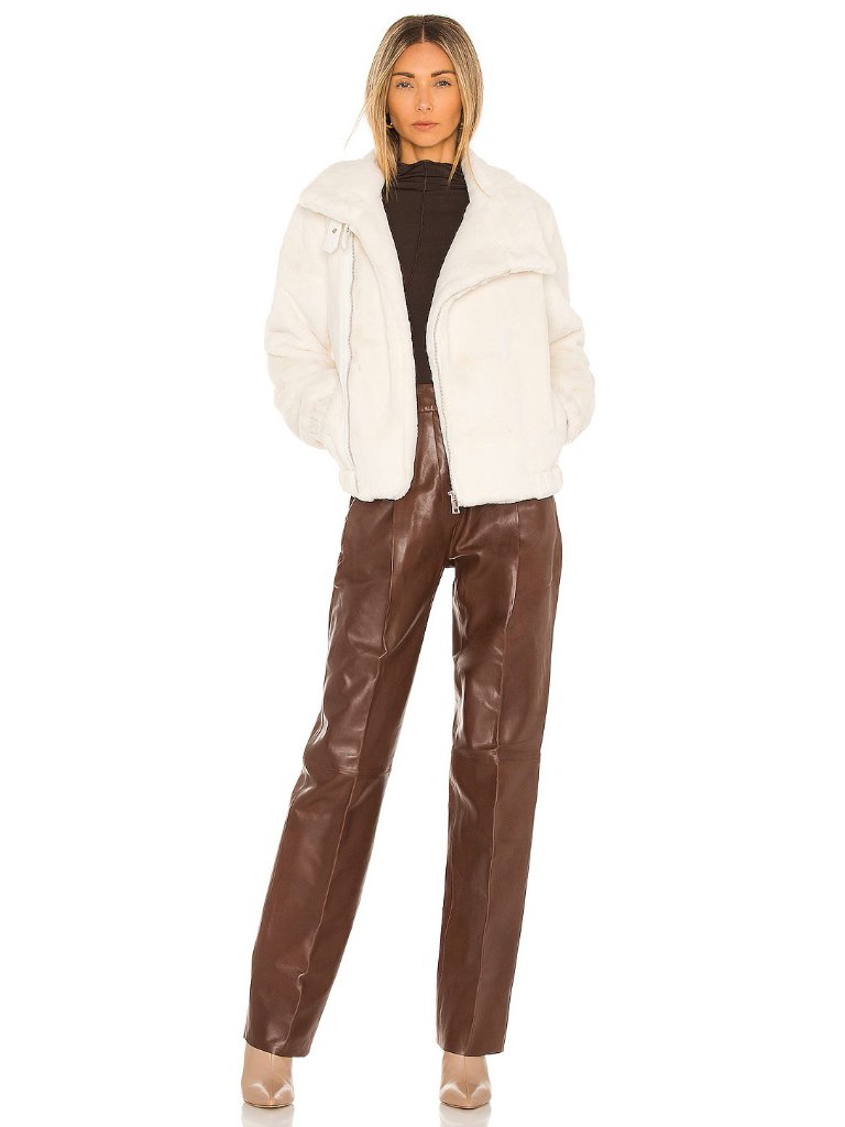 Hot Item!Bubish Orlando Faux Fur Jacket In Cream — image 6 of 8